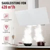 LEVIVO A+++ Kopffreie Dunstabzugshaube 80cm Umluft & Abluft Produktbild-Vorschau 3