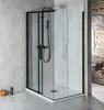 Polysan ALTIS BLACK Rechteckige Duschkabine 1300x900 mm, Produktbild-Vorschau 2
