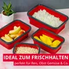 Westmark Frischhaltedose, faltbar, eckig, 600 ml, 21352270 Produktbild-Vorschau 3