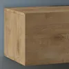 A close-up view of a wooden cabinet, likely a TV stand or wall-mounted cabinet, showing its texture and construction. Produktbild-Vorschau