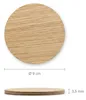 Sottobicchieri in legno, 10 pezzi, in compensato di Anteprima dell’immagine prodotto 2