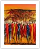 Poster - Poster ohne Rahmen - Afrika Stamm - 40x50 cm - Produktbild-Vorschau 1