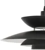 BELIANI Lampa wisząca czarna metalowy klosz klosz piętrowy Podgląd zdjęcia produktu 7