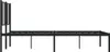 Metalowa Rama Łóżka Z Wezgłowiem Czarna, 140X200 Cm Podgląd zdjęcia produktu 5