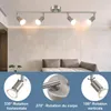 ZMH Faretto da soffitto a LED a 4 luci - Lampada da Anteprima dell’immagine prodotto 4