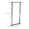 Portabiti estensibile Relaxdays, L x P x A: 139 x 135 x 95 Anteprima dell’immagine prodotto 5