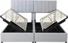 Polsterbett(180x200cm,Grau)hydraulisches Stauraumbett, Produktbild-Vorschau 1