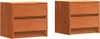 Two identical wooden nightstands are shown side-by-side against a white background. Produktbild-Vorschau
