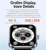 Smartwatch Damen Herren mit 7 Tagen Akkulaufzeit,1,83" HD Produktbild-Vorschau 3