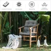 Set di 4 sedie da giardino COSTWAY, con schienale alto e Anteprima dell’immagine prodotto 5