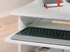 Inter Link PC Schreibtisch PEPE Weiß auf Rollen Produktbild-Vorschau 2