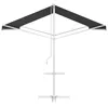 vidaXL Store autoportant 4 x 3 m en polyester, anthracite Voir les images du produit 5