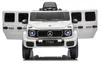 Mercedes G 4x4 24V 2580, elektrické vozidlo, biela farba Náhľad obrázku produktu 6