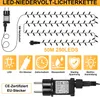 50M 250 LED Lichterkette Innen Warmweiß, Dekobeleuchtung Produktbild-Vorschau 8