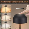 A collage showing a desk lamp with different color temperatures and a hand interacting with a touch-sensitive lamp. Náhľad obrázku produktu