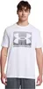 Under Armour Lose verpacktes Sport-Grafik-T-Shirt, Weiß XL Produktbild-Vorschau 3