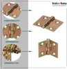 KOTARBAU® Nábytkové panty 20 x 25 mm 25 ks. Závěsy Náhled obrázku produktu 3