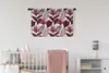 MuchoWow® Wandteppich Wandbehang Tropisch - Lila - Gold Produktbild-Vorschau 2