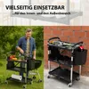 Servicewagen klappbar 65 Kg Traglast Beistellwagen mit Produktbild-Vorschau 6