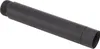A black metal shower extension pipe is shown against a white background. Anteprima dell’immagine prodotto