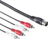 DIN Kabel-5-pol. Stecker/ 4 Cinchstecker 1,5m Produktbild-Vorschau 2