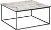 FineBuy Couchtisch Eckig 80x80 cm Wohnzimmertisch Weiß Produktbild-Vorschau 6