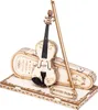 Baukasten Robotime Violin TG604K Holz 14,5 x 7,5 x 15 cm Produktbild-Vorschau 1