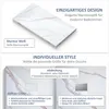 VILSTEIN Duschwanne 120x80 cm Marmor – Flache Duschtasse, Produktbild-Vorschau 2