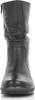 A front view of a black leather boot. Podgląd zdjęcia produktu