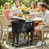 Wózek chłodzący Outsunny 76 l z kółkami, otwieraczem do Podgląd zdjęcia produktu 2