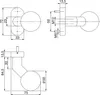 Eco K160 FS Türknopf (Türknauf) auf Rosette, Türgriff für Produktbild-Vorschau 2
