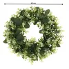 Kondela Vianočný veniec Gioia 45 cm - zelená / biela Náhľad obrázku produktu 2