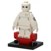 A white Lego figure of Baymax from Big Hero 6, standing on a red and black base. Anteprima dell’immagine prodotto