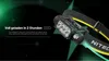 A close-up marketing image of a Nitecore headlamp with green graphic elements and text. Anteprima dell’immagine prodotto