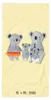 Mr. & Mrs. Panda Handtuch Koala Familie - Gelb Pastell - Produktbild-Vorschau 1