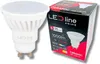 A white LED light bulb and its packaging are displayed against a white background. Anteprima dell’immagine prodotto