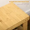HOMCOM Panca porta scarpe, scaffale a 3 ripiani, panca in Anteprima dell’immagine prodotto 7
