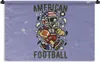 MuchoWow® Wandteppich Wandbehang Fußball - Amerika - Produktbild-Vorschau 1