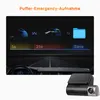 A dashboard view of a car with a dashcam display and the dashcam unit itself. Produktbild-Vorschau