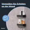Sanics Duschablage ohne Bohren 2-lagig – Selbstklebendes Produktbild-Vorschau 5