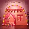 Namiot dla dzieci z girlandą 126 x 130 x 90 cm Podgląd zdjęcia produktu 7