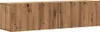 A wooden TV cabinet with two doors against a white background. Náhľad obrázku produktu