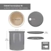Oskar Vorratsdose M in Grau Zwiebeltopf mit Deckel Produktbild-Vorschau 5