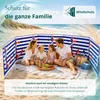 Lantigo Strandparavent Rot-blauer Anker 10m Windschutz Produktbild-Vorschau 4