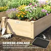 Zahradní záhon Outsunny se 2 truhlíky na květiny 845-583 Náhled obrázku produktu 6