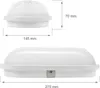 Spectrum LED Außenleuchte Wandlampe Weiß oval IP54 20W Produktbild-Vorschau 7