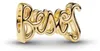 PANDORA Charm nápis Besos zlatá farba 764422C00 Náhľad obrázku produktu 1