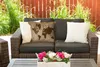 MuchoWow® Outdoor Kissen - Weltkarte - Vintage - Schwarz - Produktbild-Vorschau 5