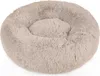 Intirilife flauschiges Plüsch Haustierbett in Beige Produktbild-Vorschau 1