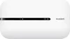 A white Huawei mobile LTE router with a black strip containing indicator lights and the Huawei logo. Produktbild-Vorschau